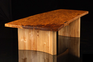Burr Oak Table