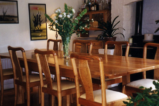 Cherry Dining Table and Chairs